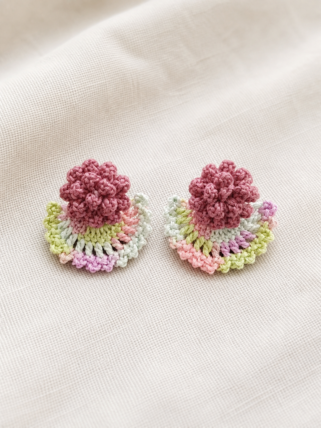 Blush Petal Studs