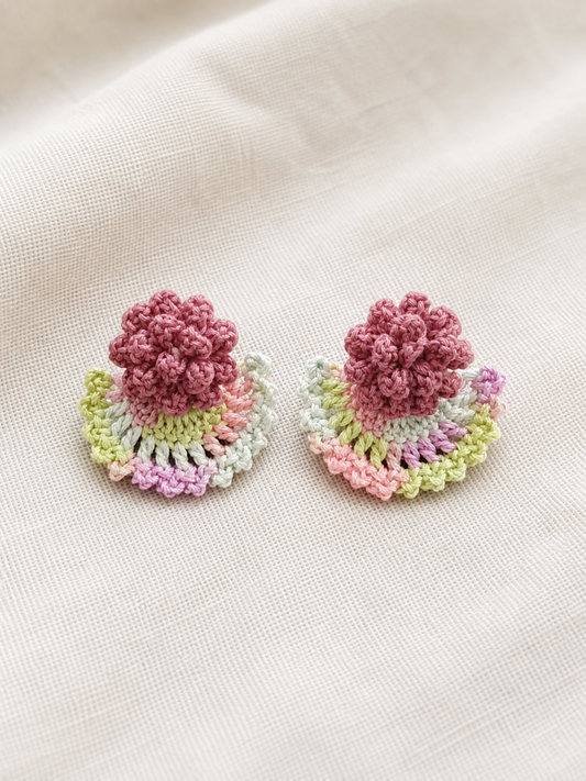 Blush Petal Studs