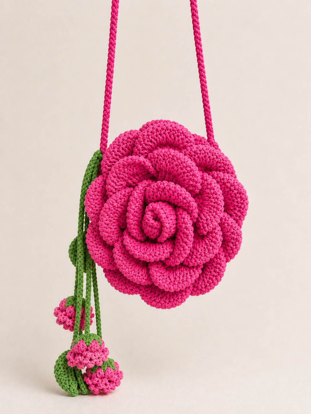 Fuchsia Pink Bloom Sling