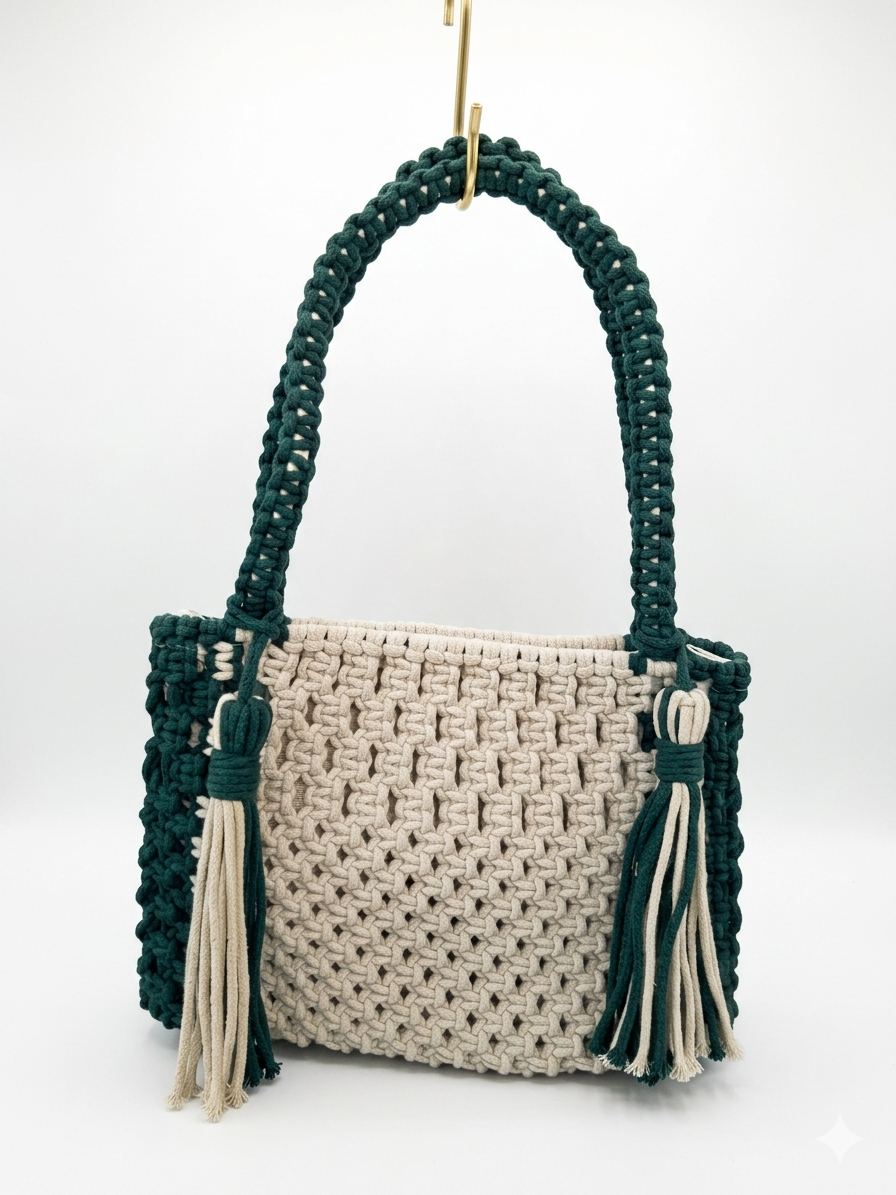 The Juniper Macrame Tote
