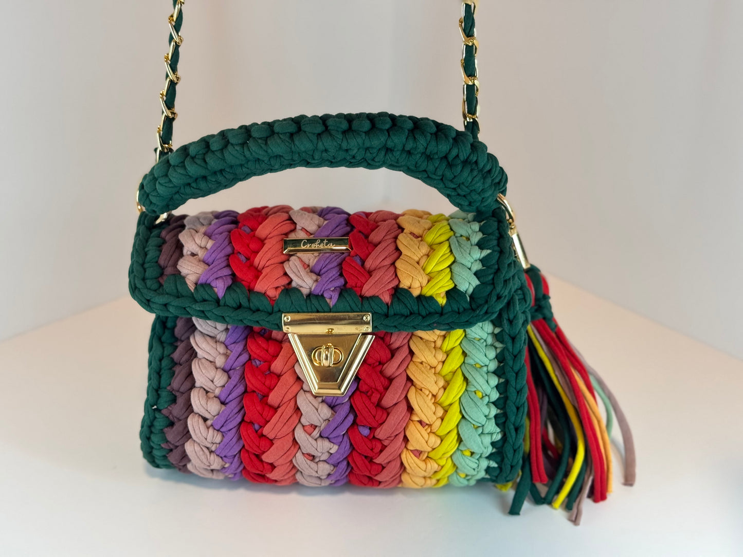 Aurora Mosaic Clutch