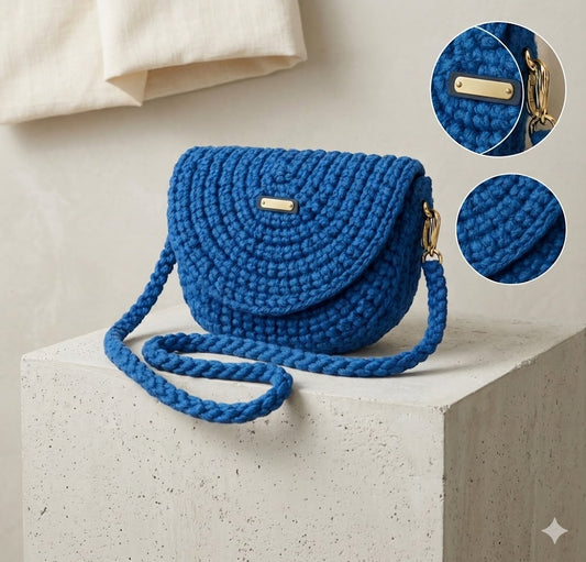 The Sapphire Braided Crossbody